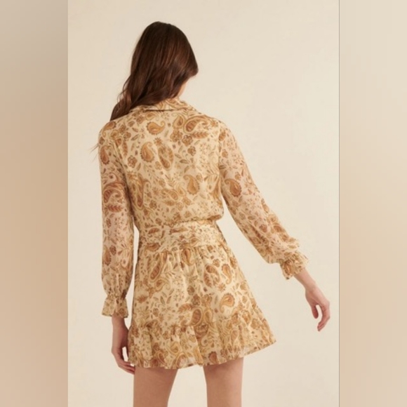 NWT Paisley 70's Dress - Picture 6 of 7